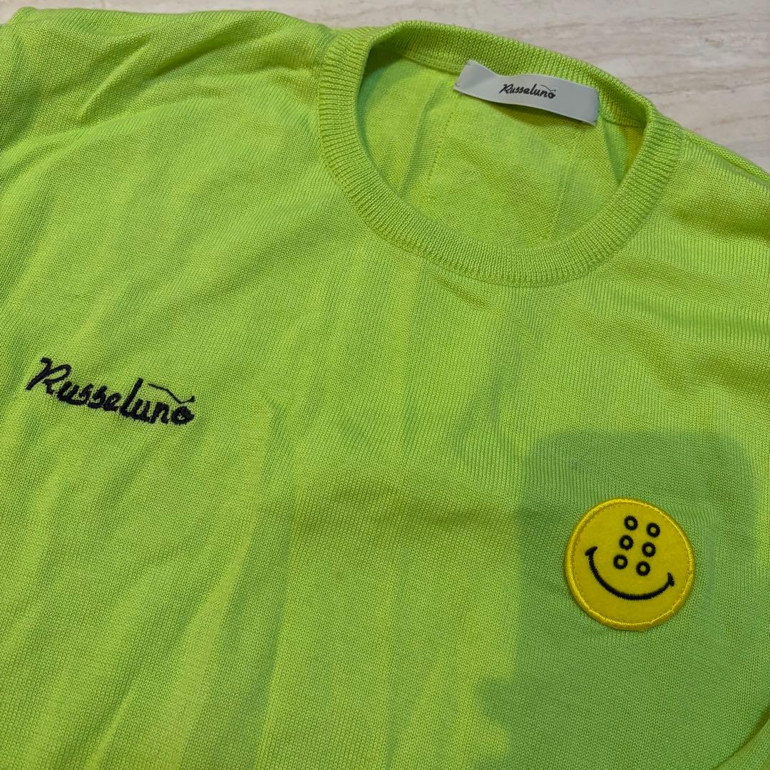 Russeluno（ラッセルノ） 袖ロゴニット