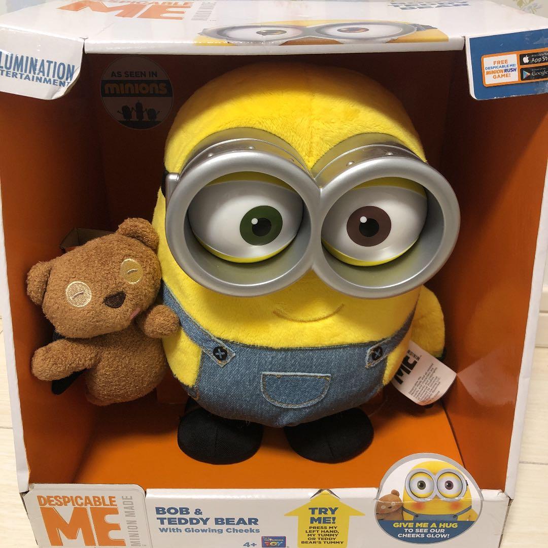 大人気★★ミニオンズ ボブ with テディベア 怪盗