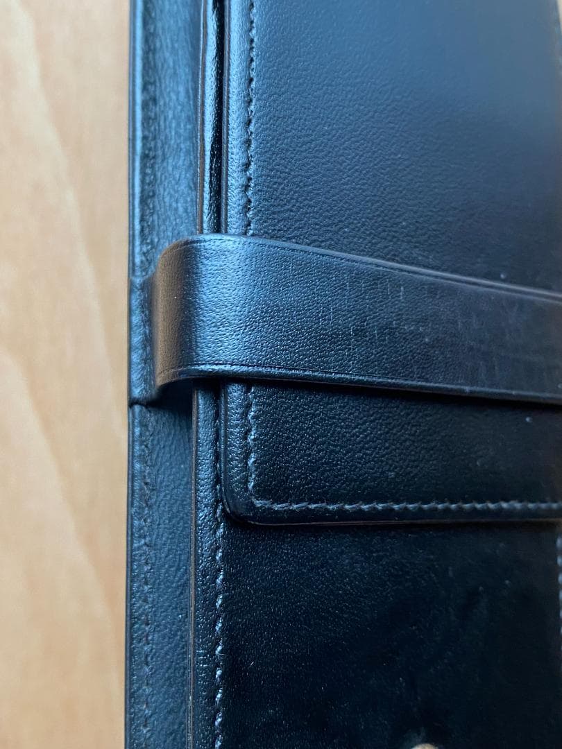 モンブラン Montblanc ブラック　レザー 本革　ペンケース ３本用３本差