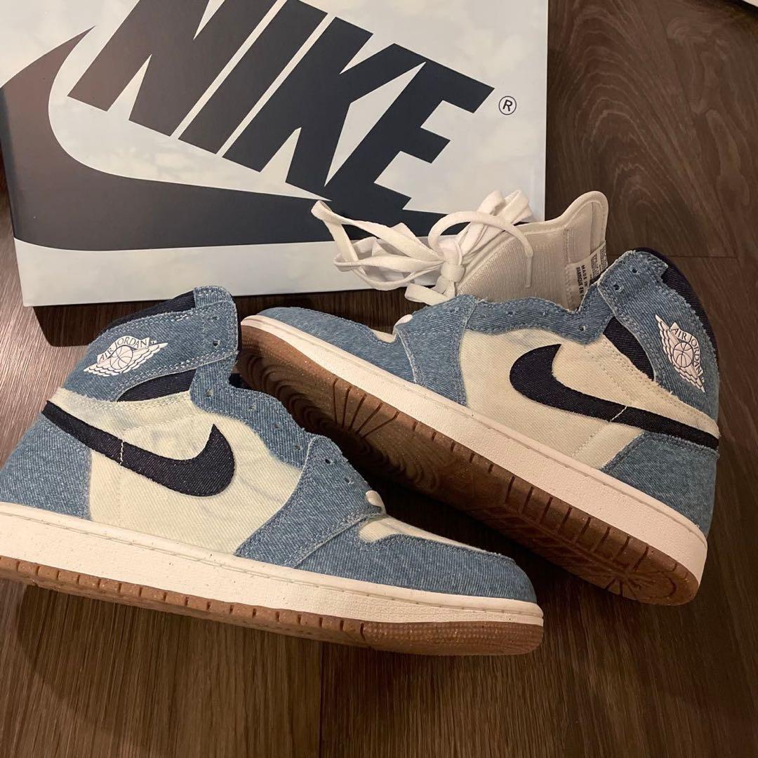 Nike Air Jordan 1 デニム ハイカットシューズ 27.5㎝