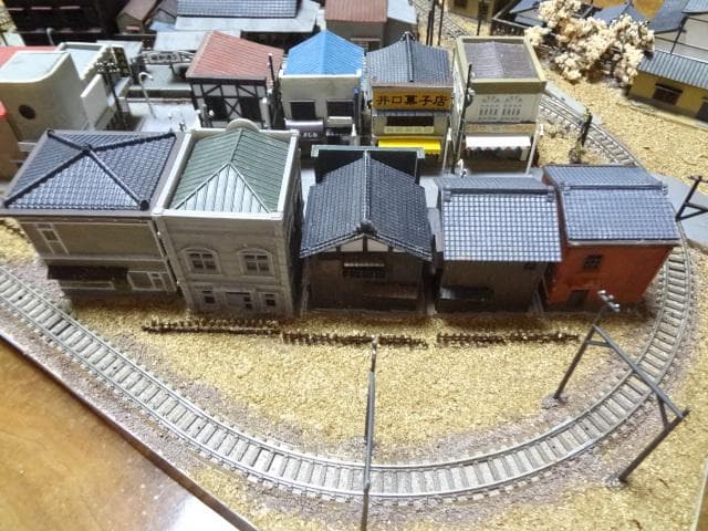 完成品 Nゲージ鉄道模型 昭和の鉄道模型をつくる レイアウト　ジオラマ　ジオコレ