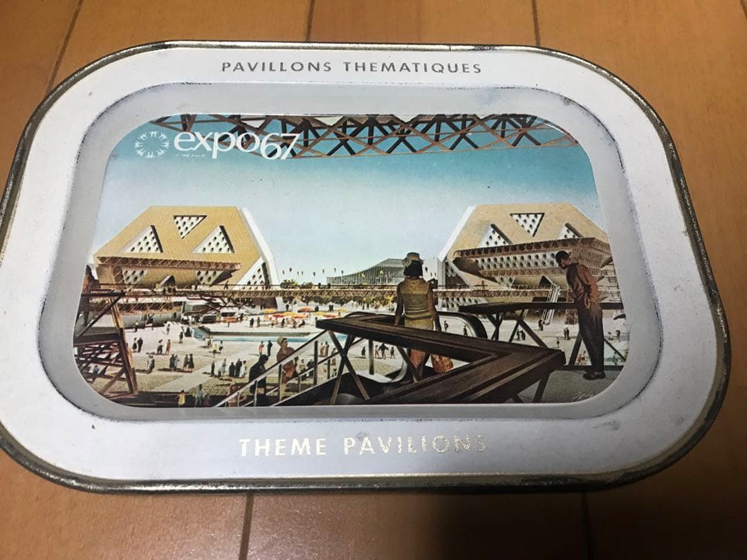 EXPO67 ブリキ トレー4set
