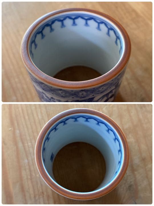 [茶道具] 西村徳泉　祥瑞写　輪　蓋置　(共箱) ○