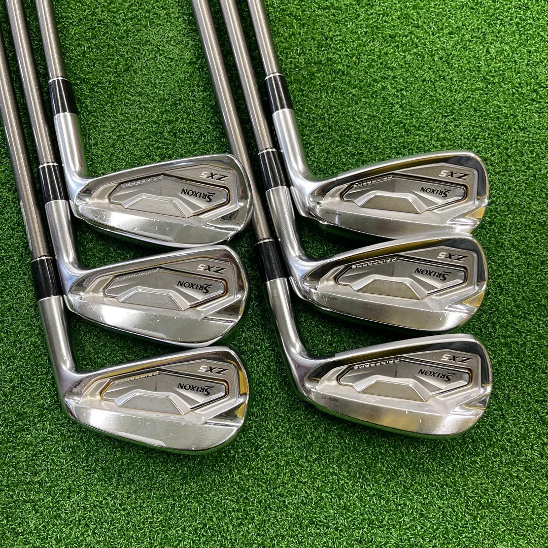 スリクソンZX5 Mk2アイアン5〜Pスチールファイバー