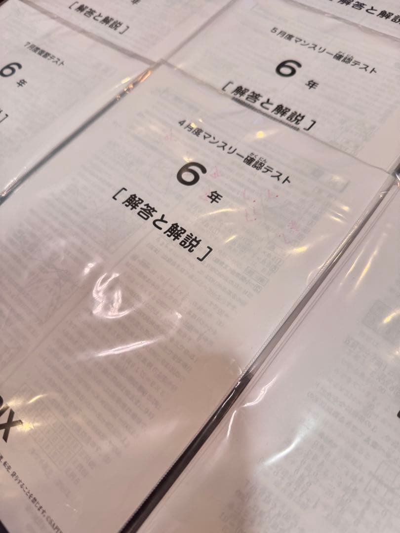 2023年サピックス6年生年間テストのフルセット1年分（19回）➕おまけ