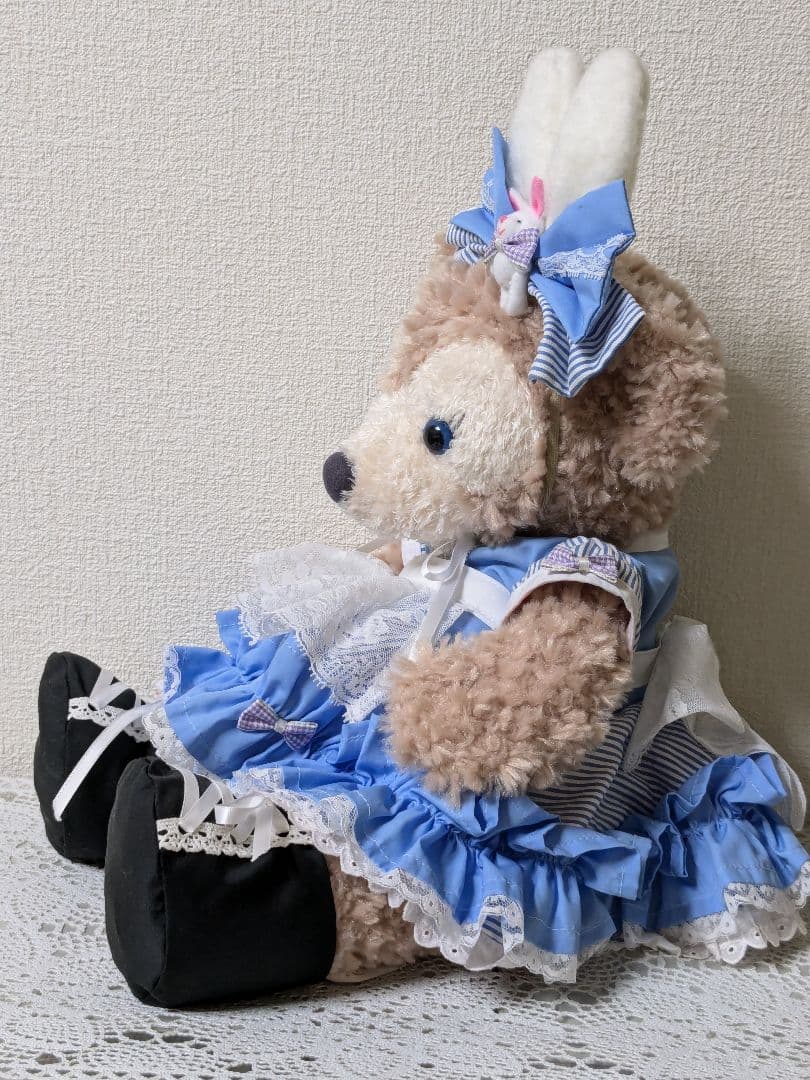 ディズニーリゾート　シェリーメイ　青いドレス♡うさぎ付コスチューム　ぬいぐるみ