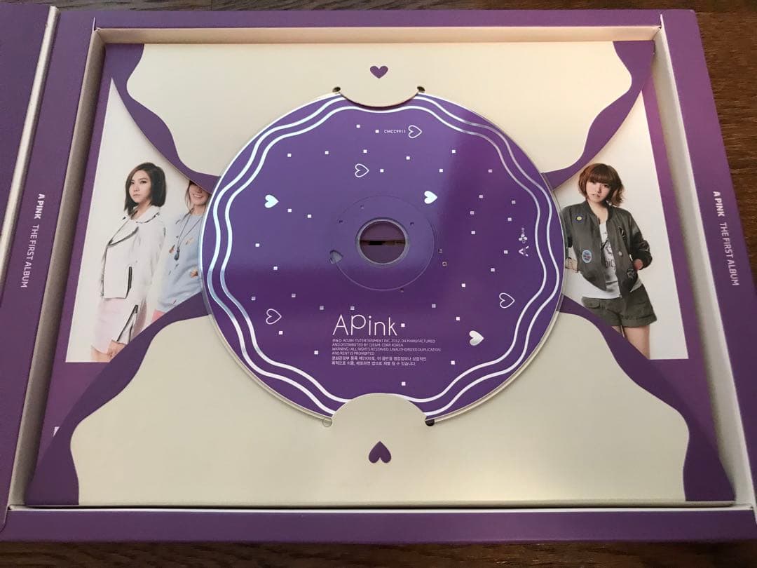 Apink 直筆サイン入り　ポストカード　CD トレカ レア