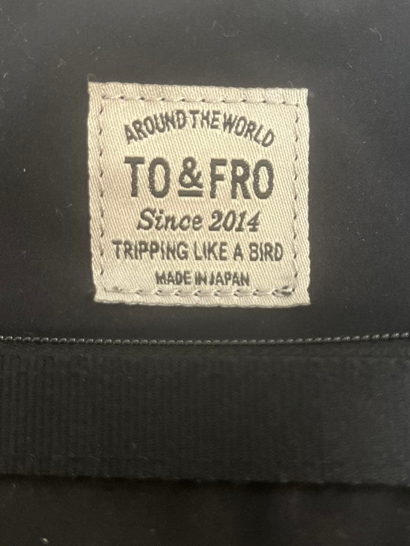 TO&FRO ボストンバッグミニ　ブラック