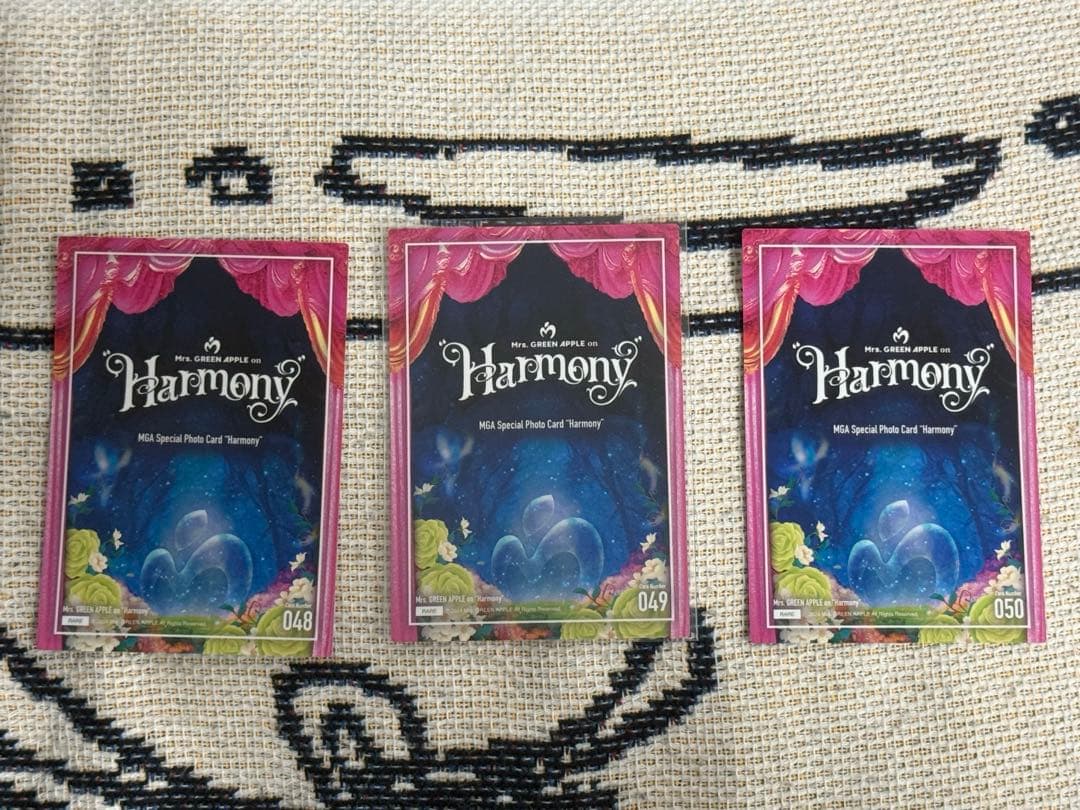 Mrs. GREEN APPLE フォトカード Harmony