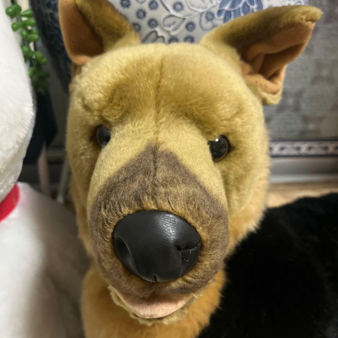 シェパード　ぬいぐるみ　レトロ