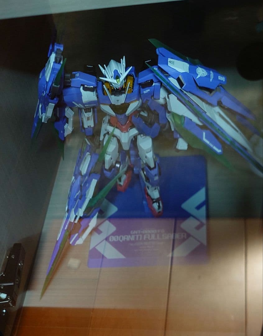 【値下げ】【中古】メタルビルド ダブルオークアンタ フルセイバー＋オプションx2