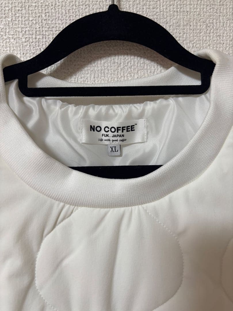 NO COFFEE NO GOLF ノーコーヒーキルティングジャケット XL