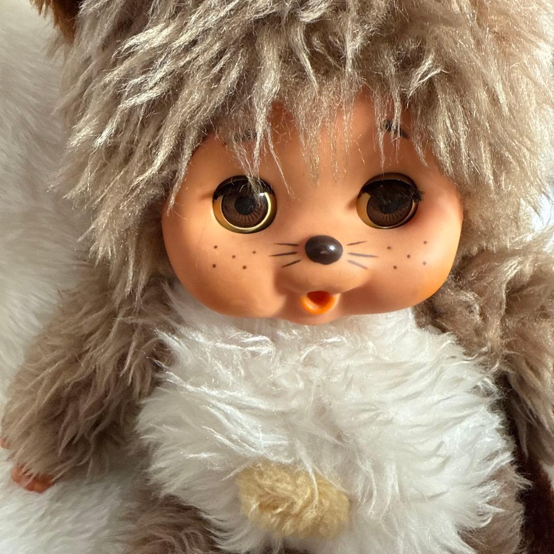 昭和レトロまごころの人形ダイスケ大助モンチッチぬいぐるみ タヌキ 貴重 レア