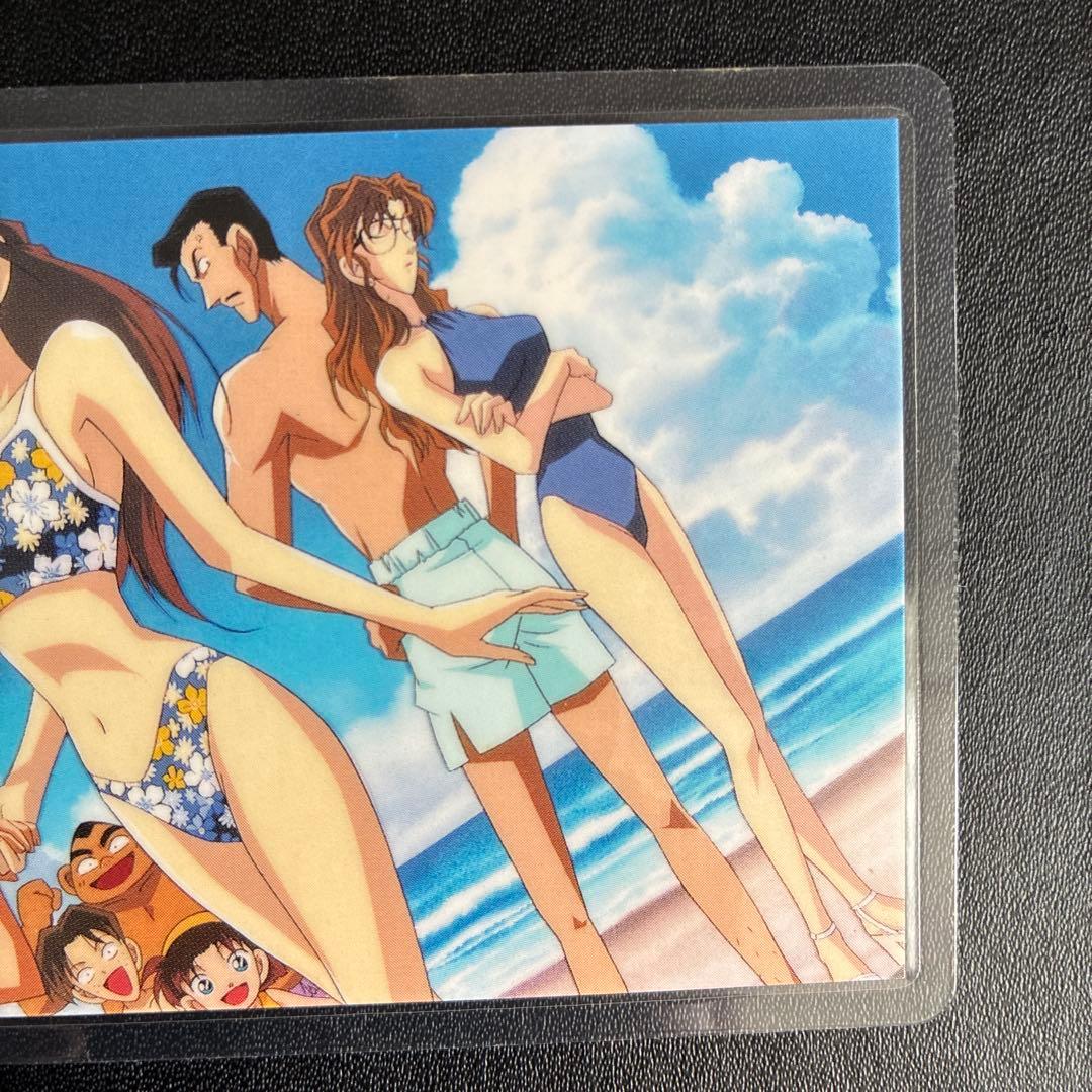 名探偵コナン　ラミネートカード　ラミカ　蘭　探偵団　小五郎　英理　水着　レア