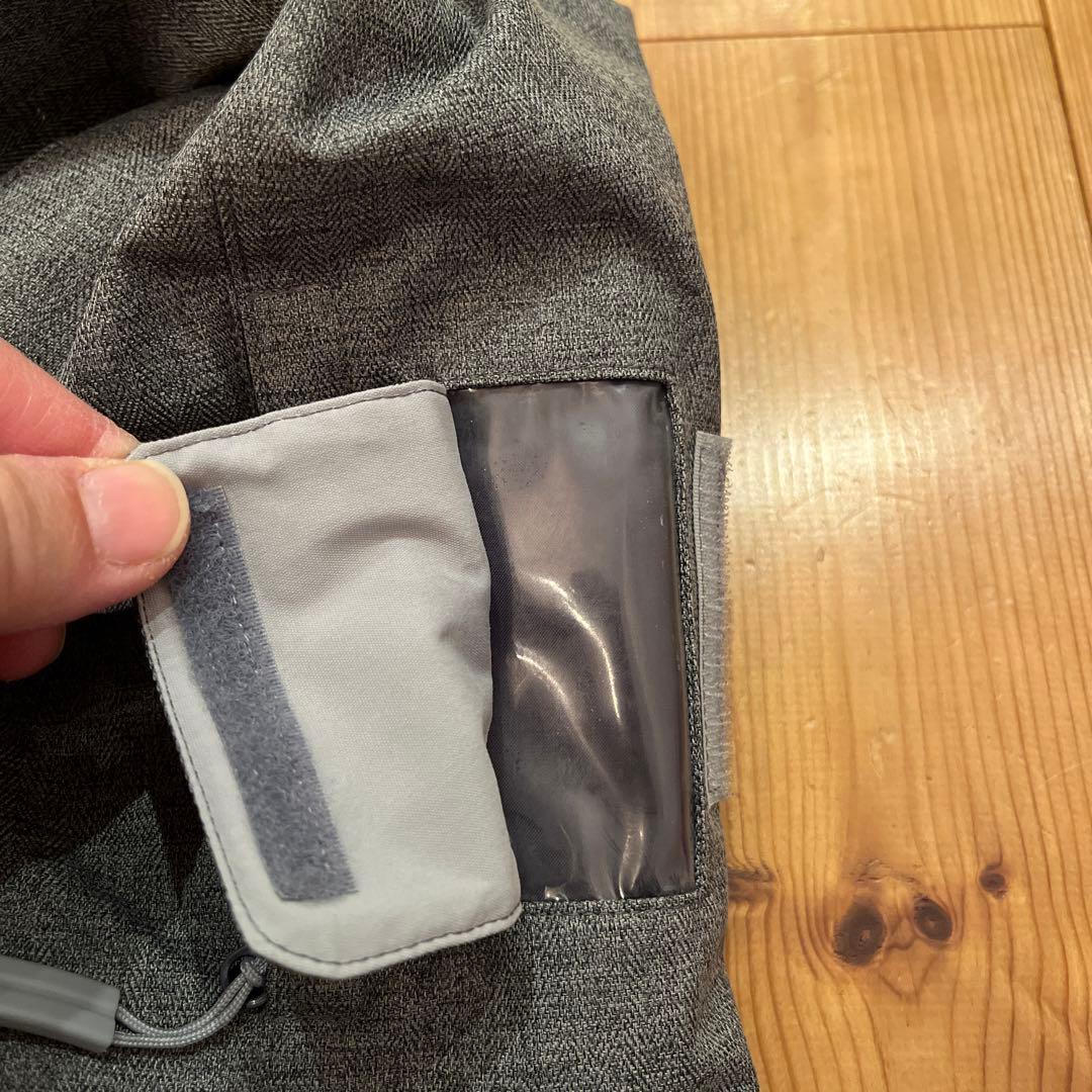 Goldwin グレー ファー付きジャケット