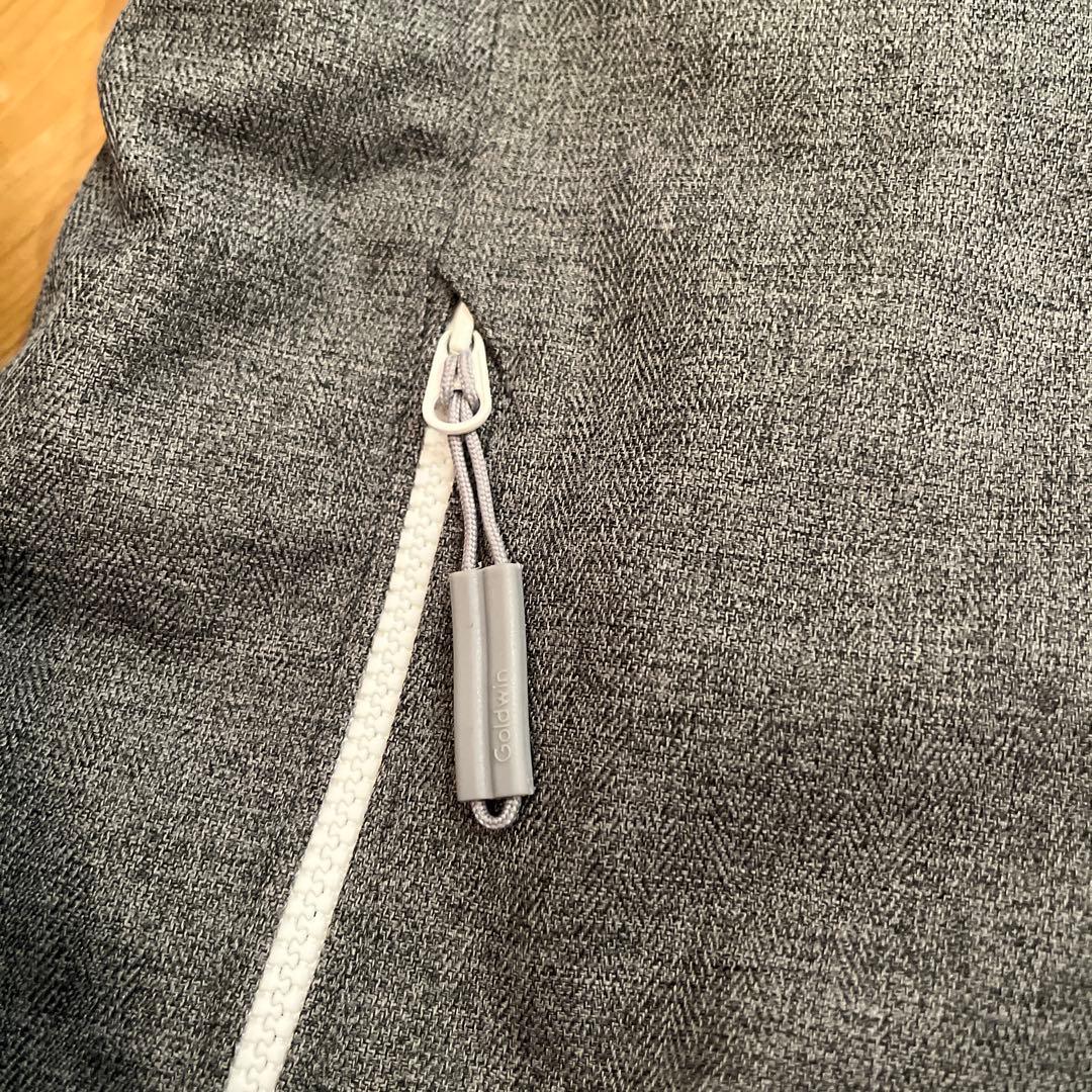 Goldwin グレー ファー付きジャケット