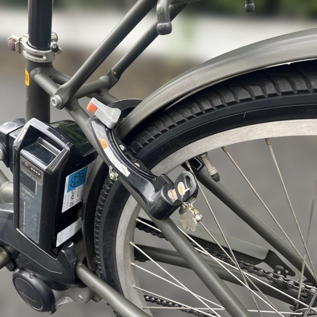ヤマハ電動自転車RIN マットオリーブ色　良好です