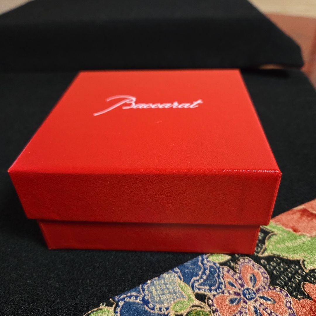 【未使用極美品】バカラ　ラッキーバタフライ　ブルー　工芸品　置き物