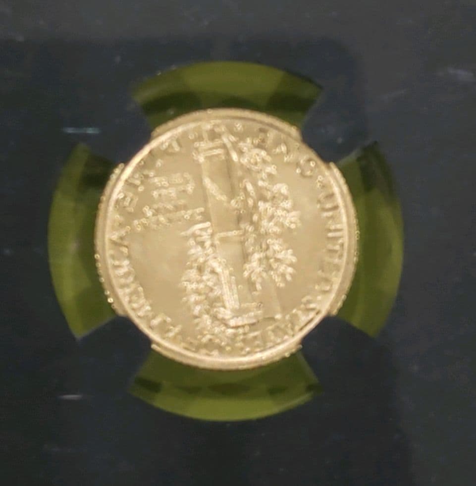 超レア！ 2016年 24金 ダイム金貨 1/10オンス モイ サイン入り