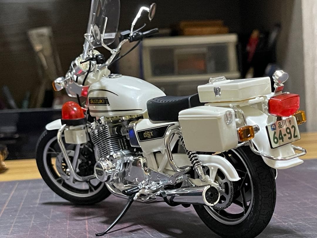 1/12 タミヤ製★GSX750ポリスタイプ★完成品★