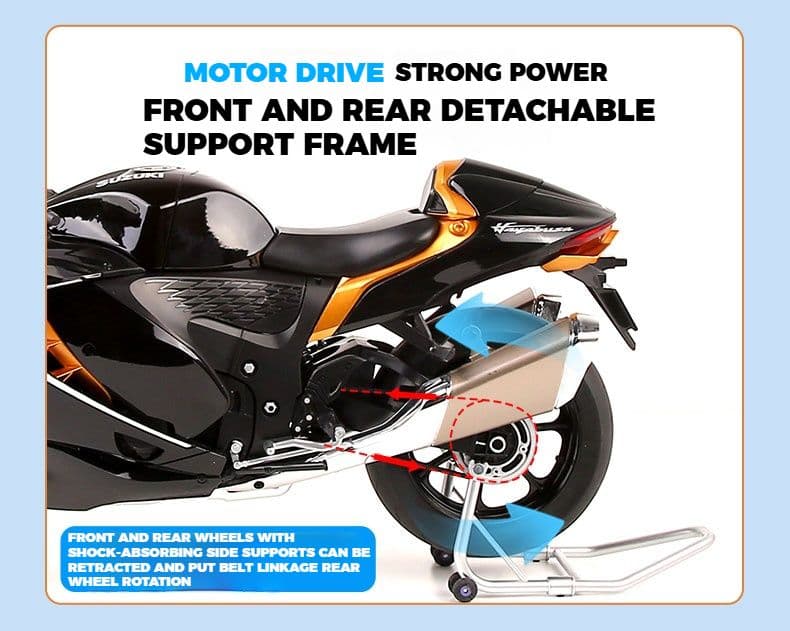 SUZUKI 隼 GSX1300R 33cm　ダイキャストモデル　ブラック