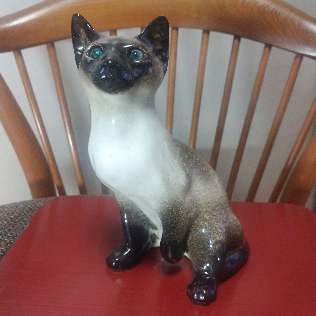 ウィンスタンレイキャット（ケンジントンキャット）サイズ４のシャム、ビンテージ作品