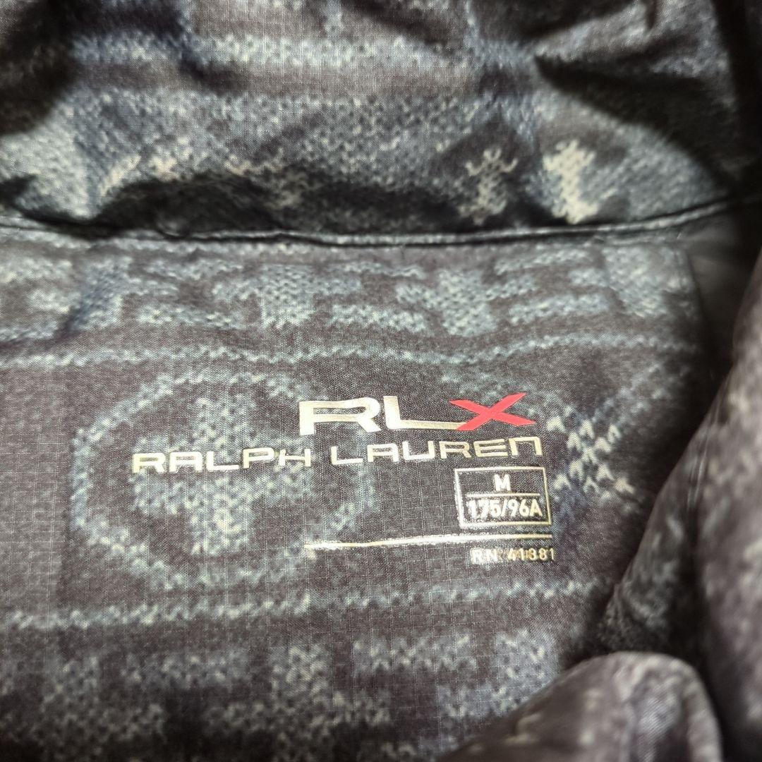 RLX ダウンベスト ゴルフ パッカブル ネイティブ柄 グレー M