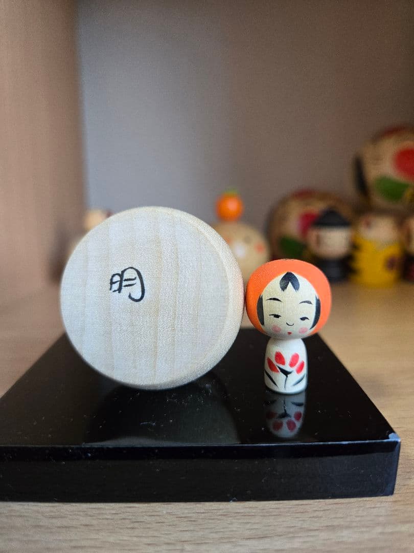 【ミニこけし】鈴木明　鏡餅こけしちゃん