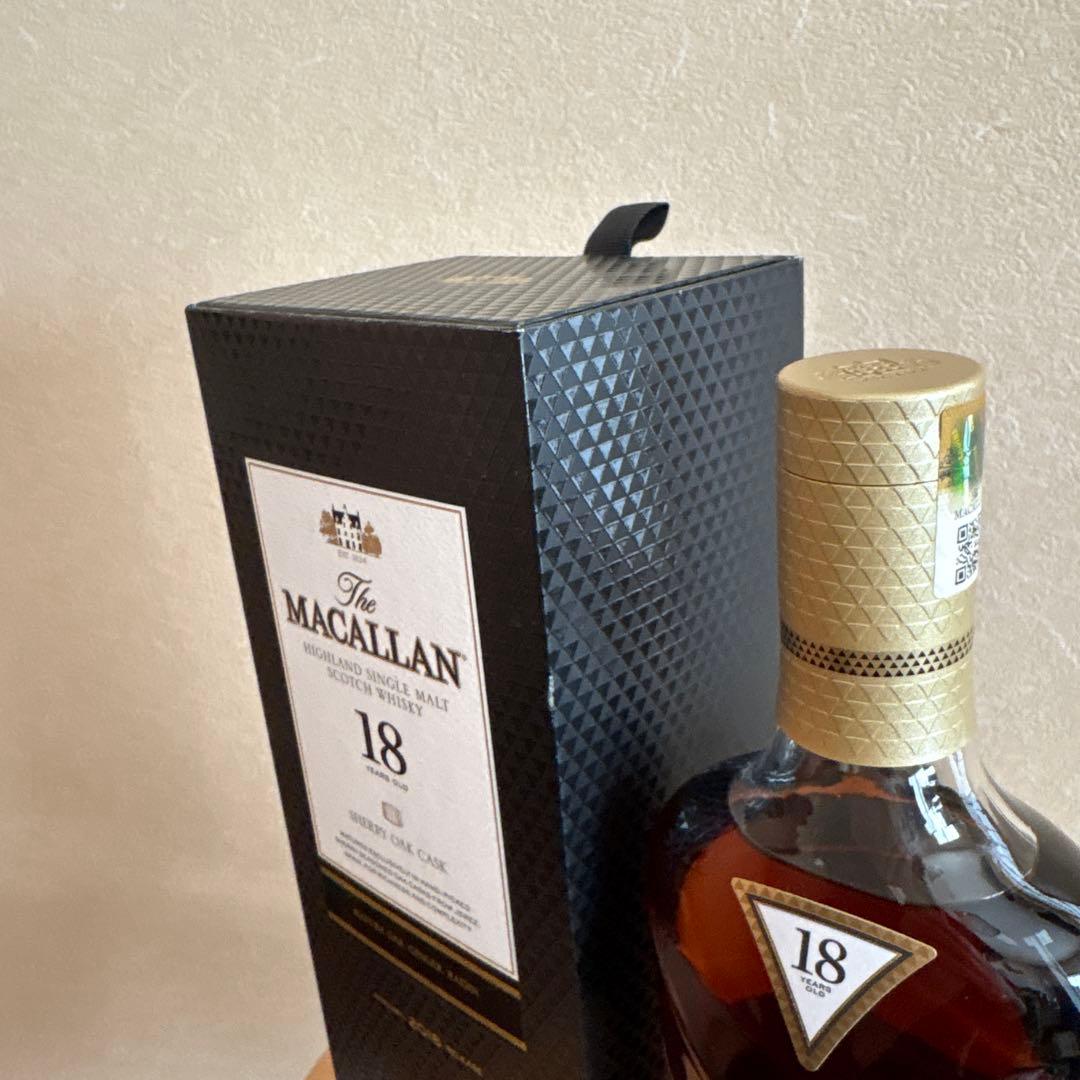 ザ・マッカラン18年シェリーオークカスク【2018年リリース】 正規輸入品