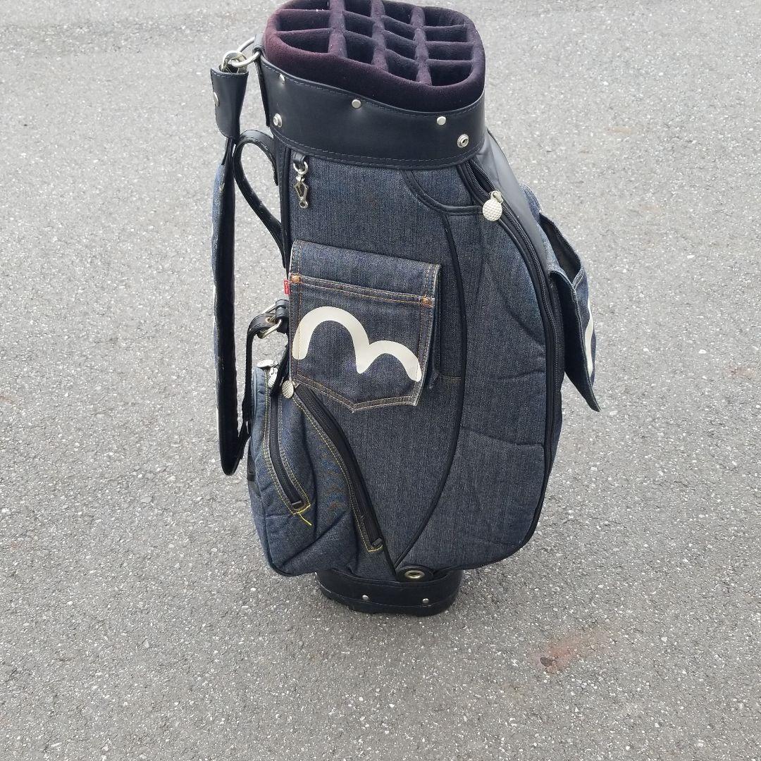 ヱビスキャディーバック　ジーパン生地