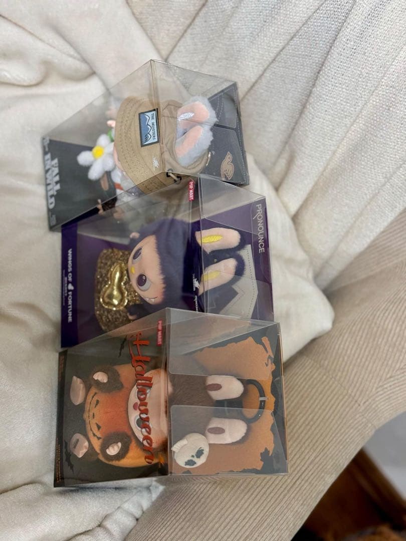 POPMART LABUBU ポップマートラブブ　ぬいぐるみペンダント3点セット