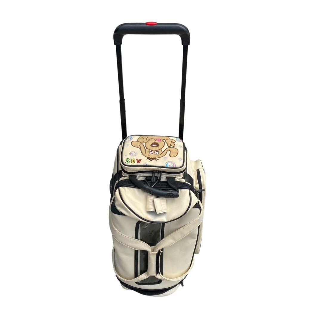 レア　Doggy 犬　わんちゃん　ボウリング用バッグ ABS PRO-am 白色