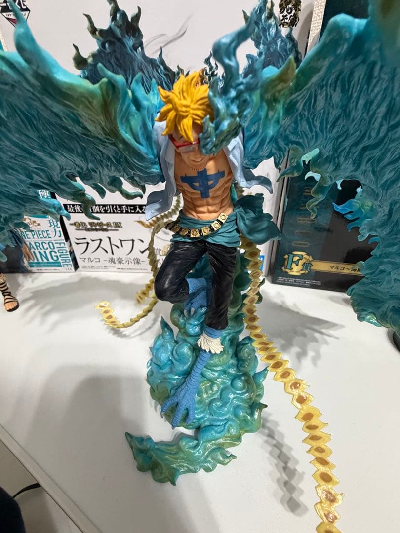 ワンピース　EX 悪魔を宿す者達 ラストワン賞　マルコ魂豪示像　3体セット