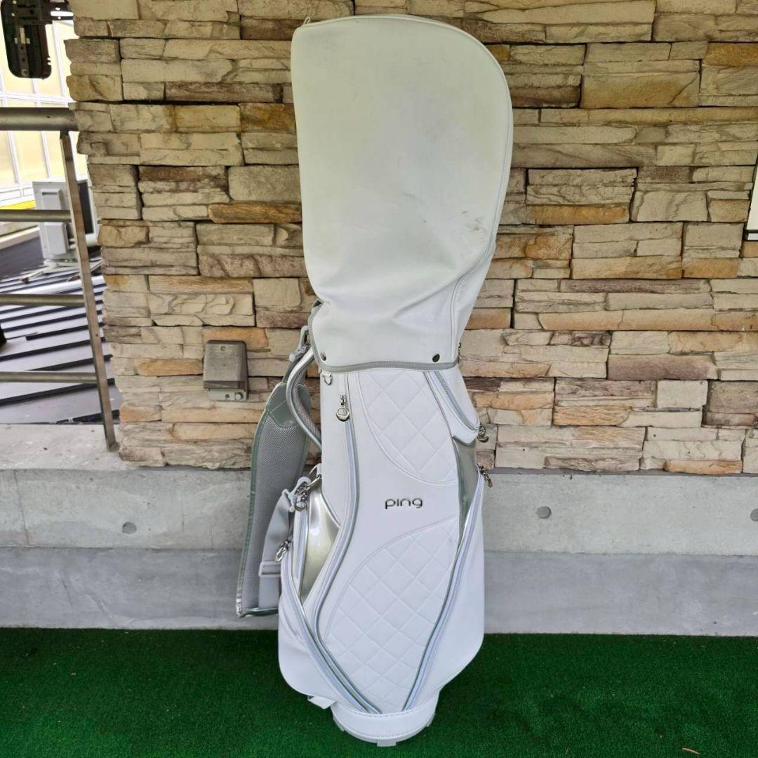 PING ピン レデースキャディバッグ ホワイト