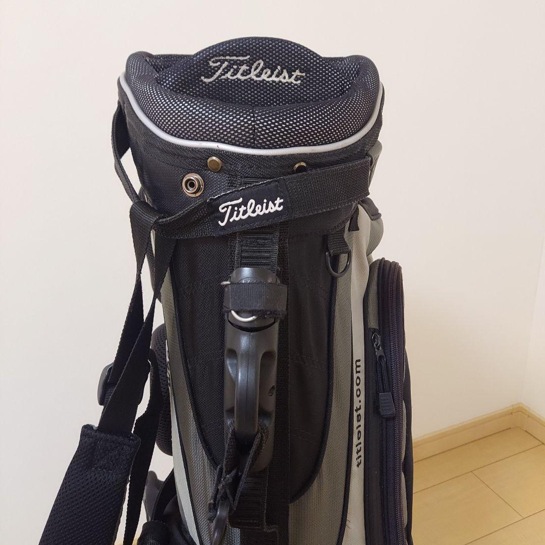 Titleist タイトリスト 軽量 キャディバック スタンド ブラック/グレー