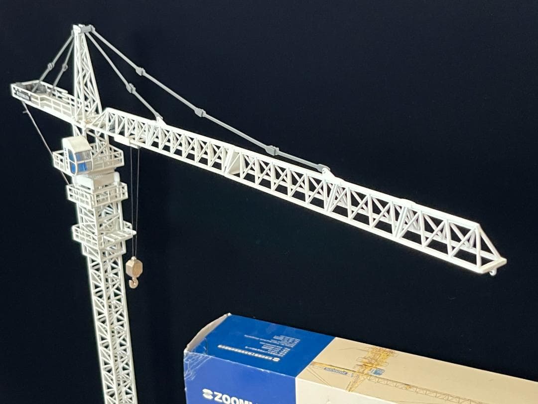 ZOOMLION 1/72 中連重科 Tower Crane タワークレーン箱付