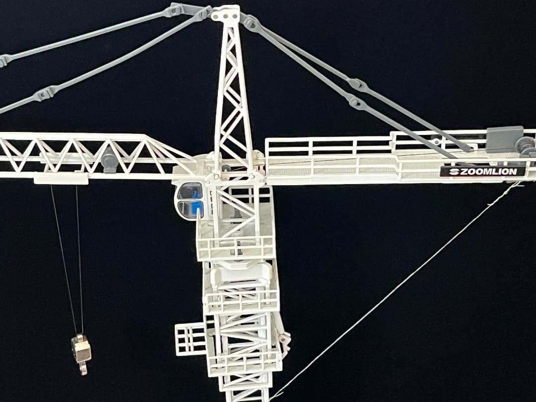 ZOOMLION 1/72 中連重科 Tower Crane タワークレーン箱付
