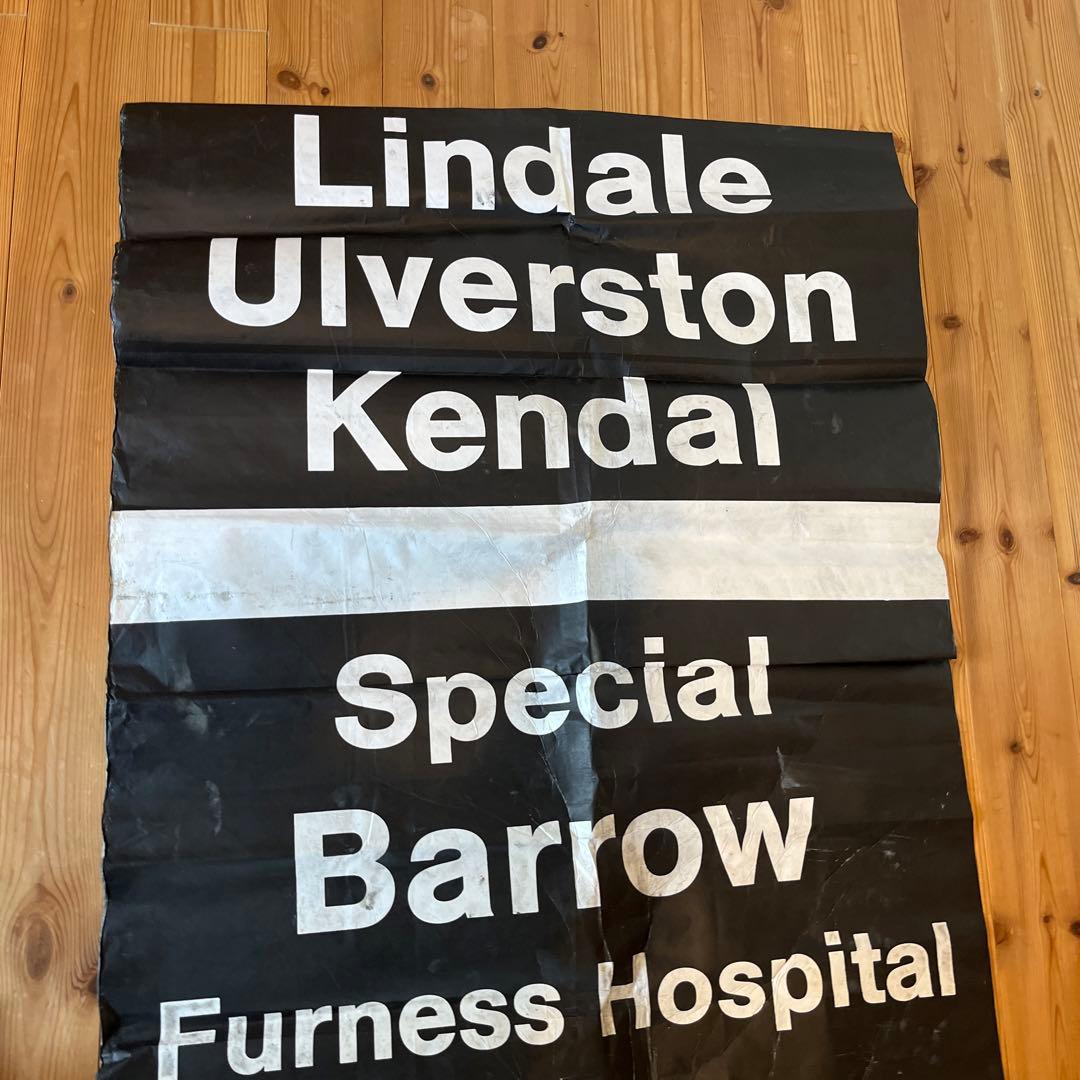 希少！ヴィンテージバスロールサイン