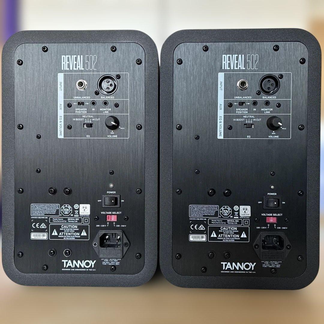 TANNOY Reveal 502 ペア スタジオモニター スピーカー