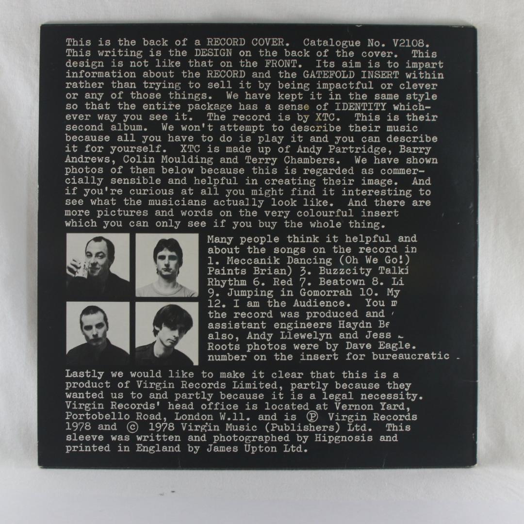 英LP XTC Go 2 UKオリジナル盤 Early Pressing