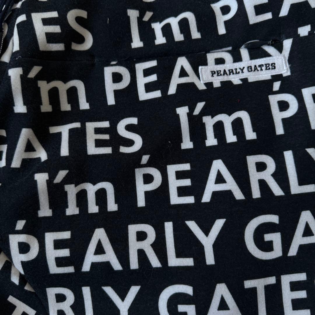 パーリーゲイツ　ジョガーパンツ　総柄　 XL〜XXL相当 紺　ネイビー　白　6