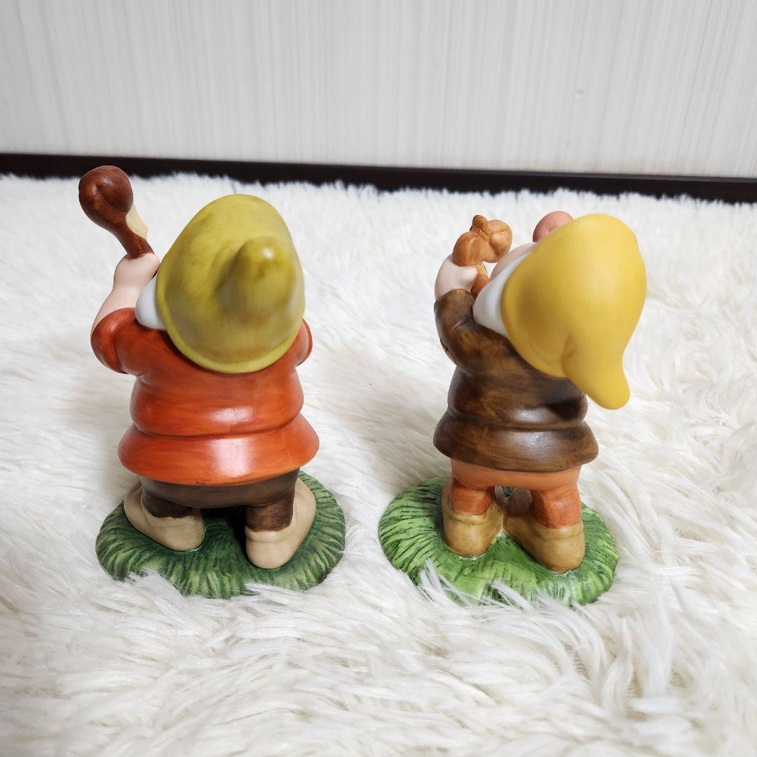 【極美品！最安値】白雪姫と七人のこびと 加藤工芸　ガーデンフィギュア　８体セット