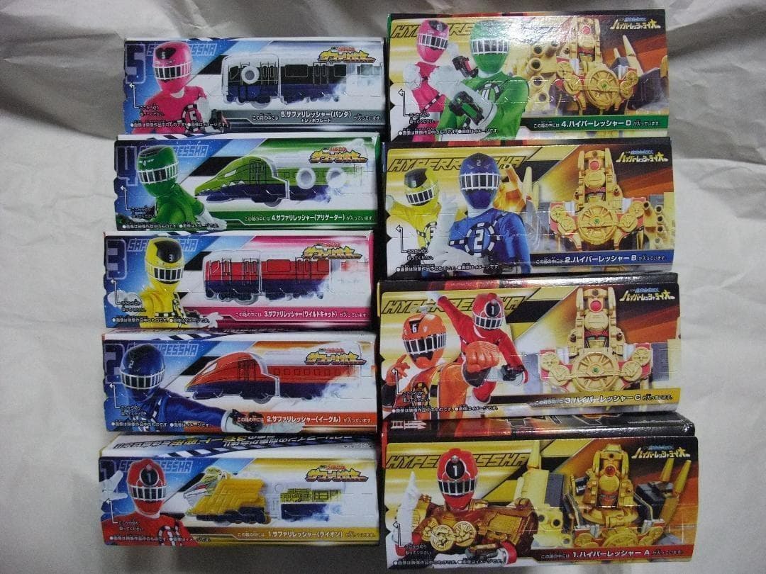 ミニプラ　トッキュウジャー　ブンブンジャー ドンブラザーズ　セット