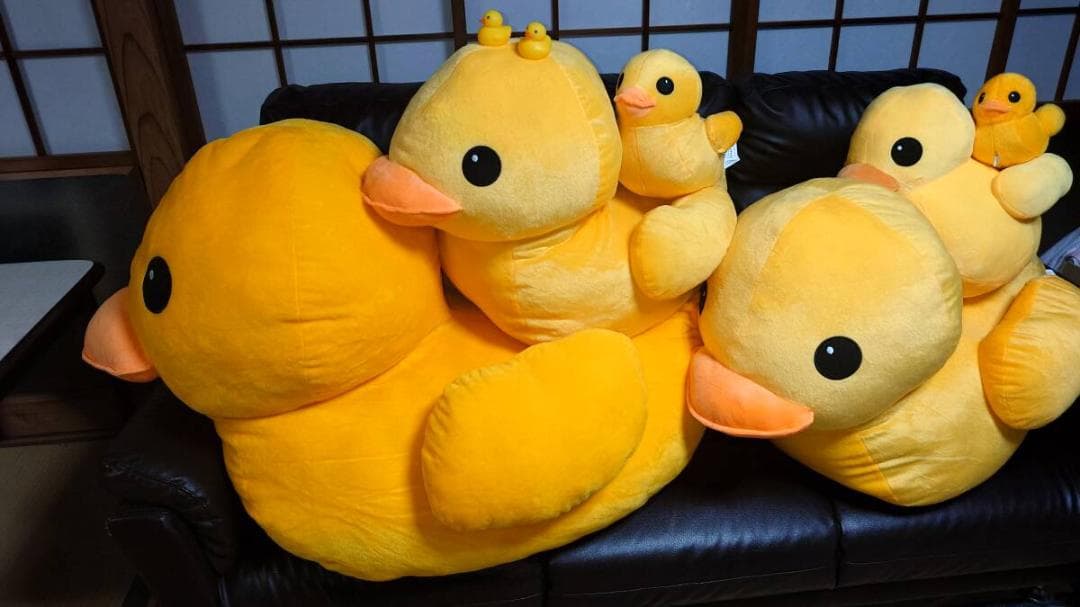 抱き枕 アヒルのぬいぐるみ8点 詰め合わせ