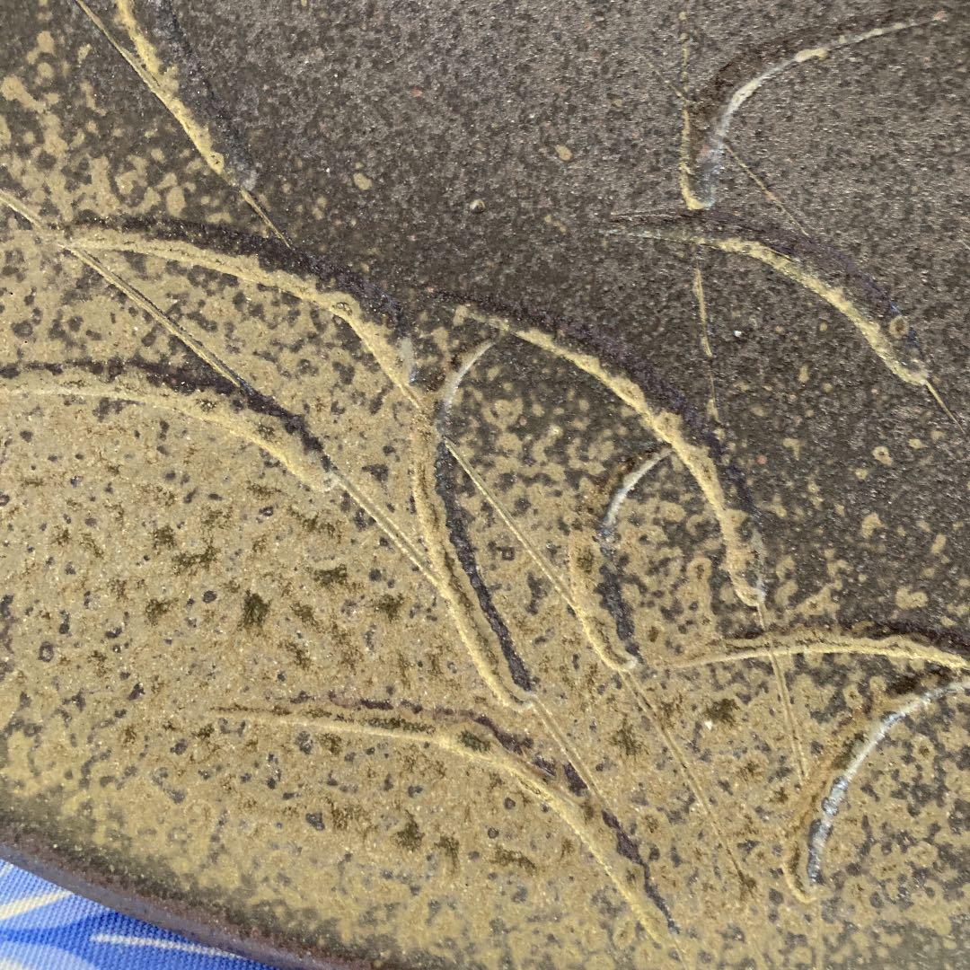 鷺草　飾り大皿　36cm