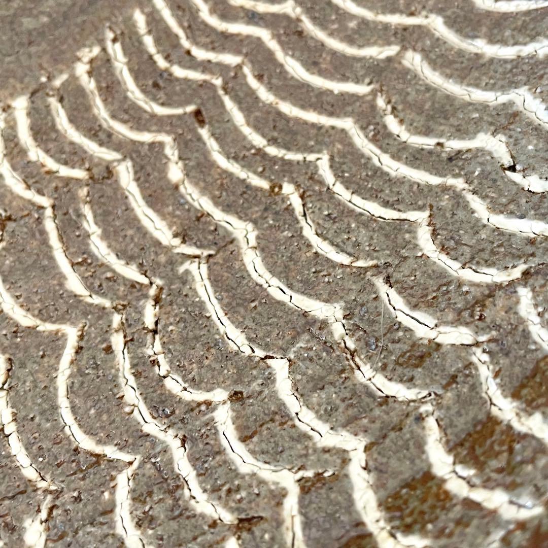 民藝 象嵌の大鉢 一尺一寸 検）バーナード・リーチ 生田和孝