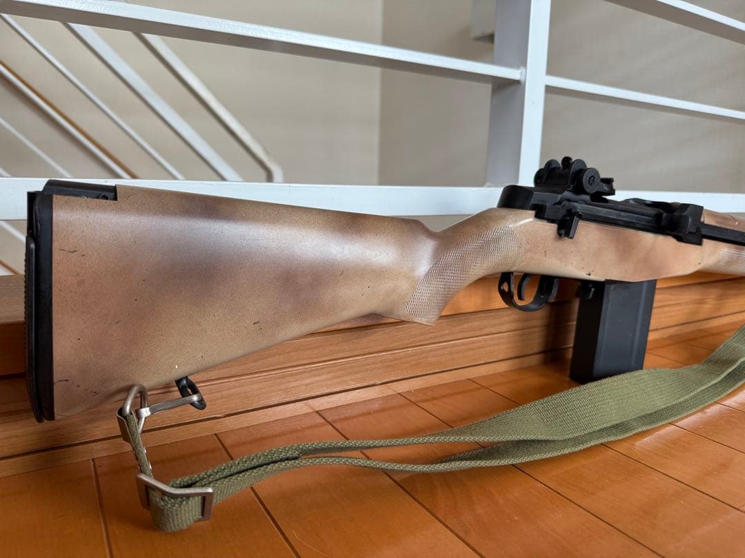 東京マルイ M14 ODストック ライフル 電動ガン デザートカモ 塗装品