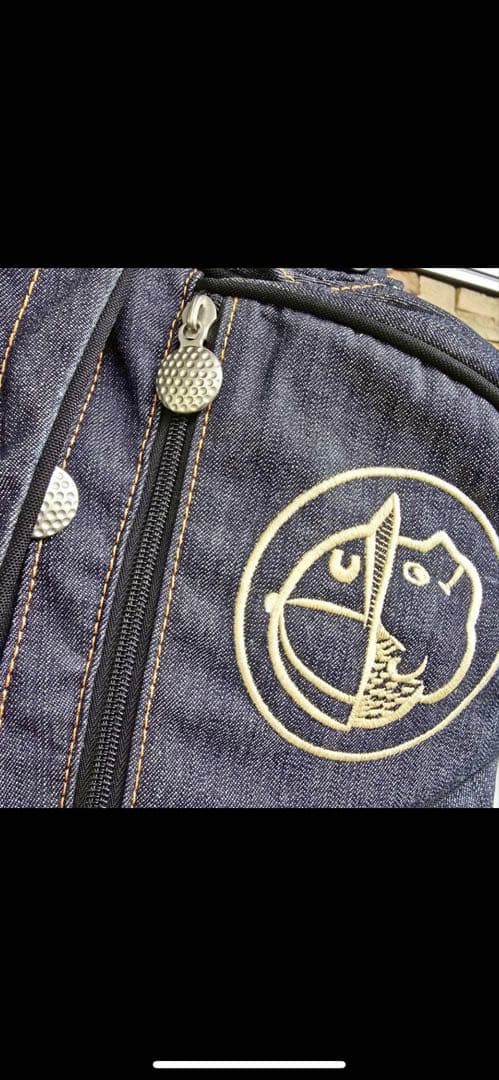 EVISU GOLF デニムキャディバッグ　8分割モデル　スタンド機能付き