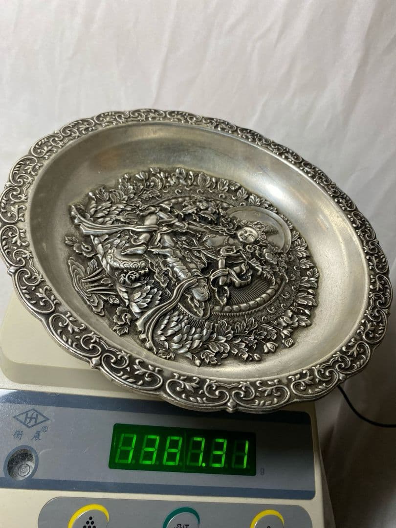 銅 細工 銅盤 観音盤 装飾品 工芸品 美術品 置物