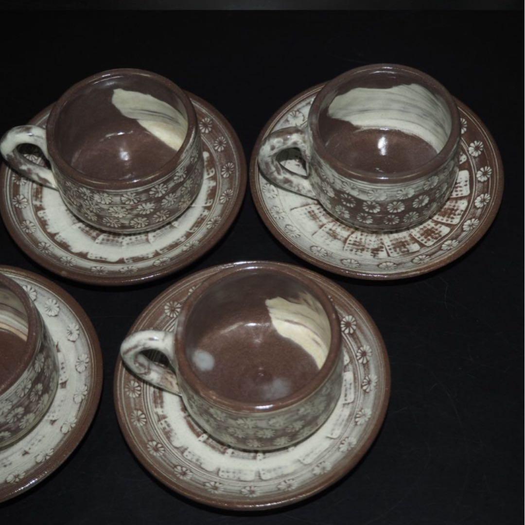 送料無料　三島　カップアンドソーサー5客　未使用